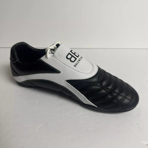 Balenciaga Mens Zen Sneaker Black/White Size EU40 US7 - Picture 2 of 6